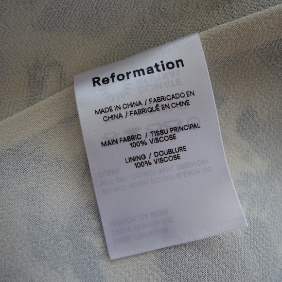 SOLD* Reformation Juliette Dress - Pompadour - Picture 9 of 10